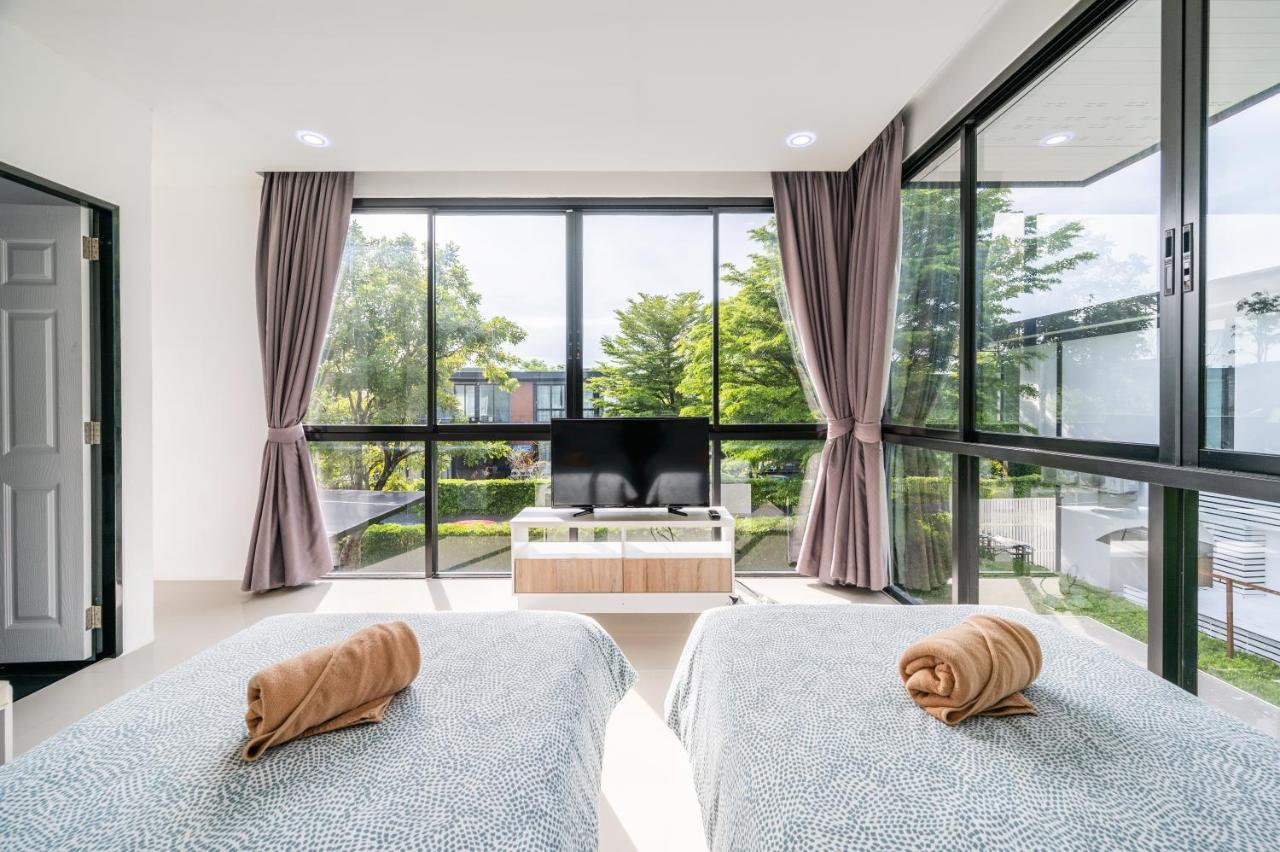 Anb Loft Poolvilla 3Br/3Bath Close Jomtian Beach Ban Huai Yai Buitenkant foto