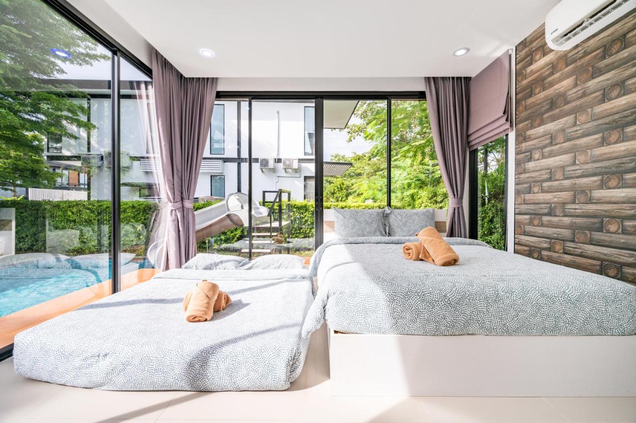 Anb Loft Poolvilla 3Br/3Bath Close Jomtian Beach Ban Huai Yai Buitenkant foto