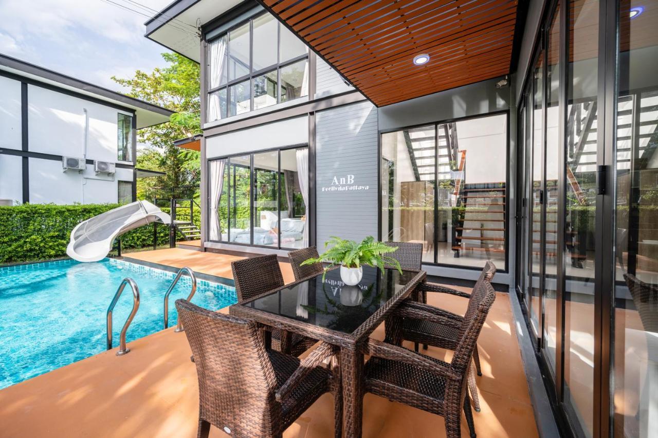 Anb Loft Poolvilla 3Br/3Bath Close Jomtian Beach Ban Huai Yai Buitenkant foto