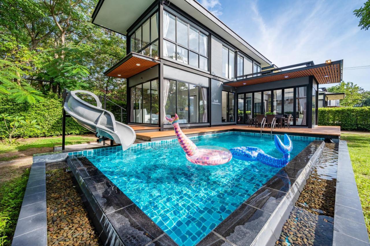 Anb Loft Poolvilla 3Br/3Bath Close Jomtian Beach Ban Huai Yai Buitenkant foto