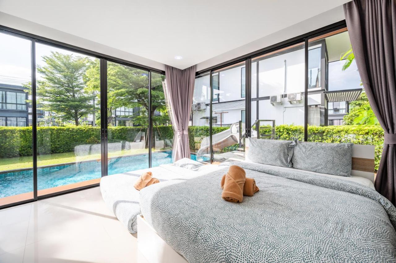 Anb Loft Poolvilla 3Br/3Bath Close Jomtian Beach Ban Huai Yai Buitenkant foto