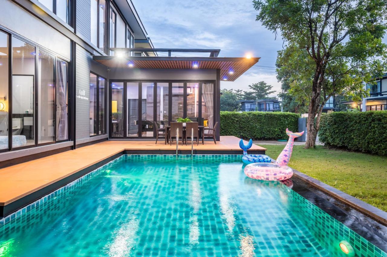 Anb Loft Poolvilla 3Br/3Bath Close Jomtian Beach Ban Huai Yai Buitenkant foto